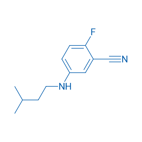 2-Fluoro-5-[(3-methylbutyl)amino]benzonitrile 1g