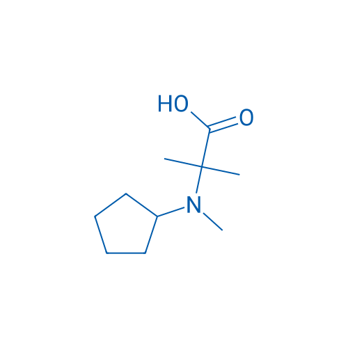 2-(Cyclopentyl(methyl)amino)-2-methylpropanoic acid 250mg
