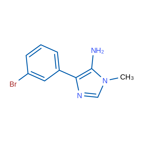 4-(3-Bromophenyl)-1-methyl-1H-imidazol-5-amine 1g