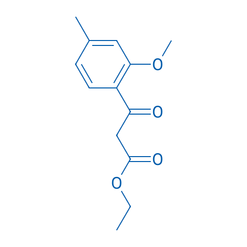 Ethyl 3-(2-methoxy-4-methylphenyl)-3-oxopropanoate 1g