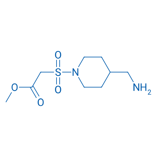 Methyl 2-((4-(aminomethyl)piperidin-1-yl)sulfonyl)acetate 1g