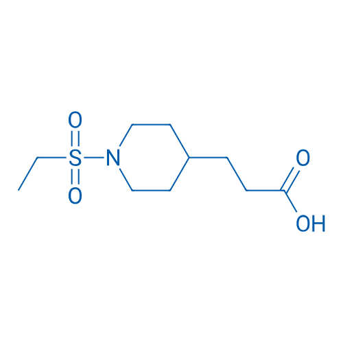 3-(1-Ethanesulfonyl-piperidin-4-yl)-propionic acid 250mg