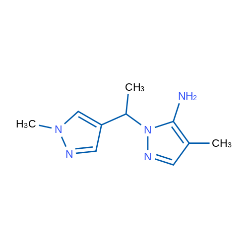 4-MEthyl-1-[1-(1-methyl-1h-pyrazol-4-yl)ethyl]-1h-pyrazol-5-amine 1g