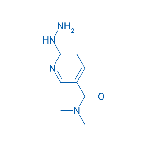 6-Hydrazinyl-N,N-dimethylnicotinamide 250mg