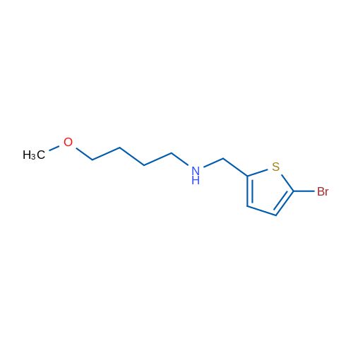 [(5-Bromothiophen-2-yl)methyl](4-methoxybutyl)amine 1g