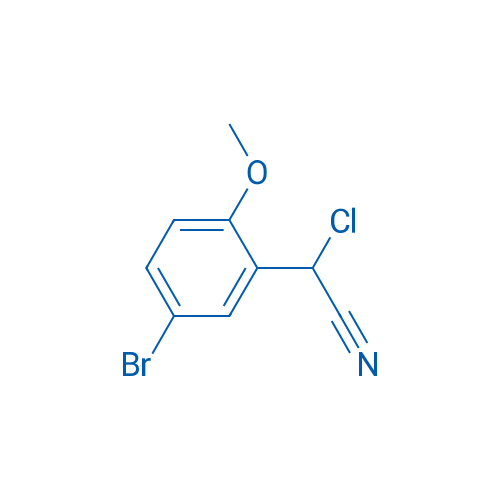 2-(5-Bromo-2-methoxyphenyl)-2-chloroacetonitrile 1g