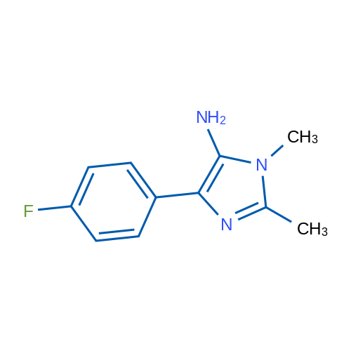 4-(4-Fluorophenyl)-1,2-dimethyl-1H-imidazol-5-amine 1g