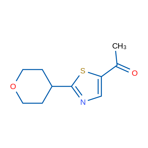 1-(2-(Tetrahydro-2H-pyran-4-yl)thiazol-5-yl)ethanone 1g