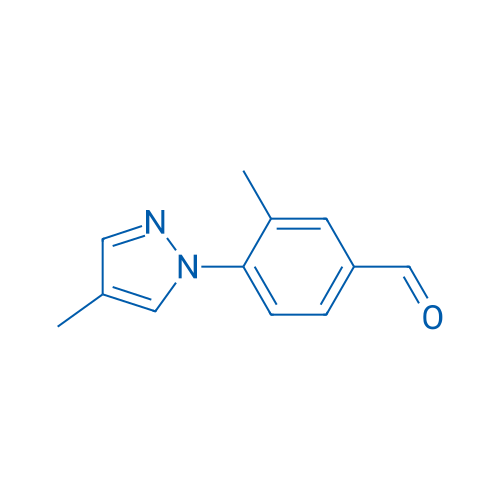 3-Methyl-4-(4-methyl-1h-pyrazol-1-yl)benzaldehyde 5g