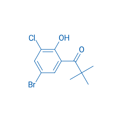 1-(5-Bromo-3-chloro-2-hydroxyphenyl)-2,2-dimethylpropan-1-one 1g