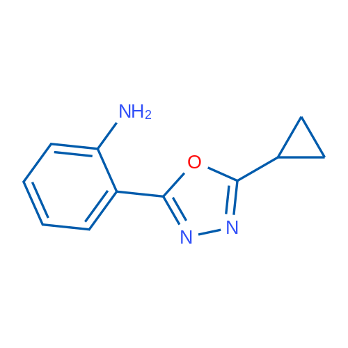2-(5-Cyclopropyl-1,3,4-oxadiazol-2-yl)aniline 1g