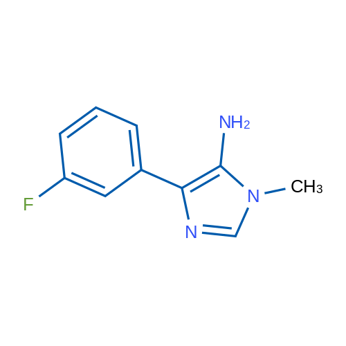 4-(3-Fluorophenyl)-1-methyl-1H-imidazol-5-amine 1g