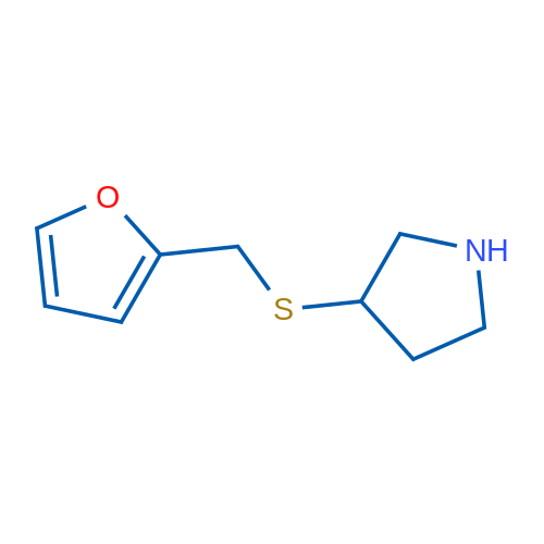 3-[(2-Furylmethyl)thio]pyrrolidine 1g