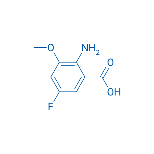 2-Amino-5-fluoro-3-methoxy-benzoic acid 1g