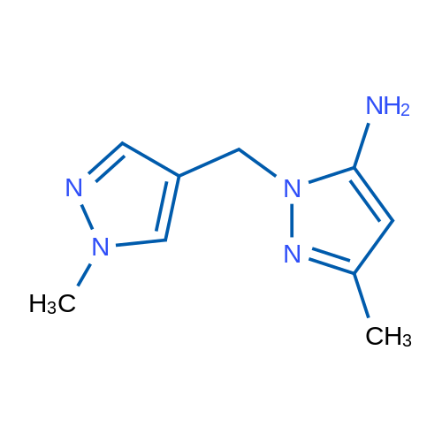 3-MEthyl-1-[(1-methyl-1h-pyrazol-4-yl)methyl]-1h-pyrazol-5-amine 1g