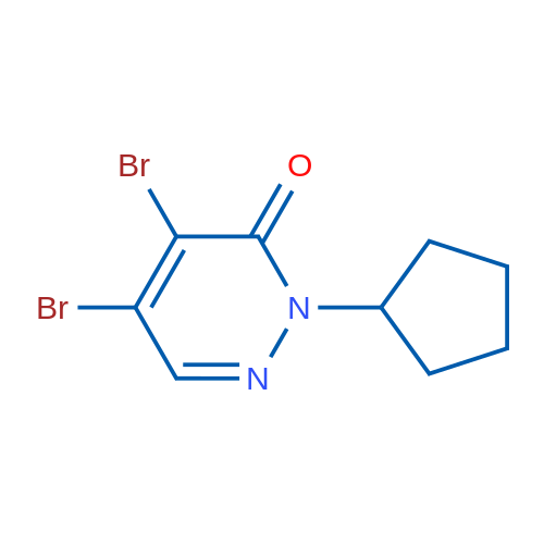 4,5-Dibromo-2-cyclopentylpyridazin-3(2H)-one 1g