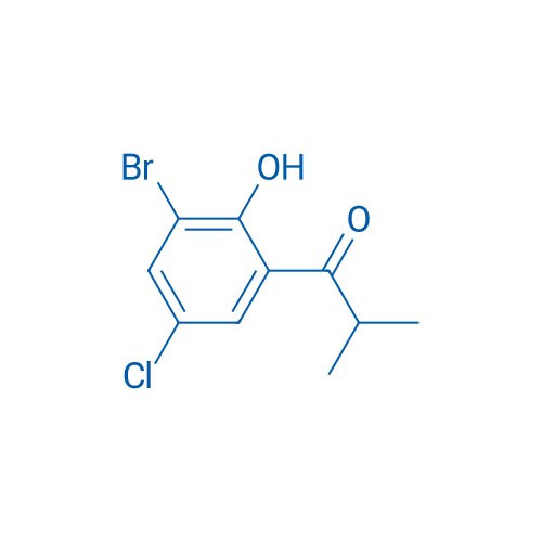 1-(3-Bromo-5-chloro-2-hydroxyphenyl)-2-methylpropan-1-one 1g