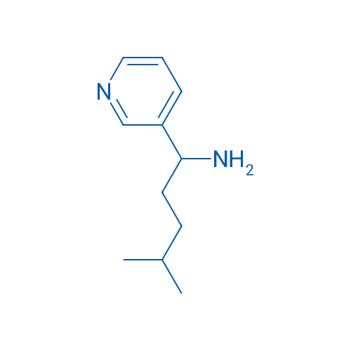 4-Methyl-1-(pyridin-3-yl)pentan-1-amine 100mg