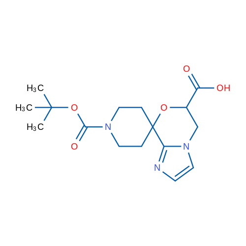 1'-(tert-Butoxycarbonyl)-5,6-dihydrospiro[imidazo[2,1-c][1,4]oxazine-8,4'-piperidine]-6-carboxylic acid 1g