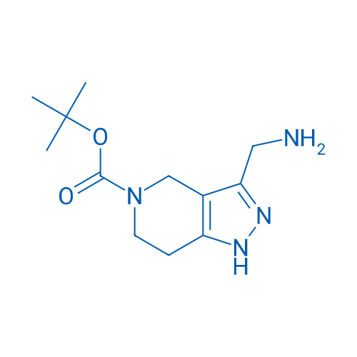 tert-Butyl 3-(aminomethyl)-6,7-dihydro-1H-pyrazolo[4,3-c]pyridine-5(4H)-carboxylate 100mg