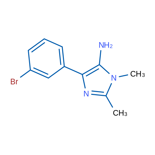 4-(3-Bromophenyl)-1,2-dimethyl-1H-imidazol-5-amine 1g