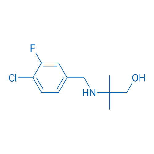 2-{[(4-chloro-3-fluorophenyl)methyl]amino}-2-methylpropan-1-ol 1g