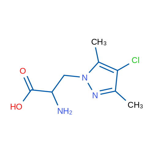 2-Amino-3-(4-chloro-3,5-dimethyl-1h-pyrazol-1-yl)propanoic acid 1g