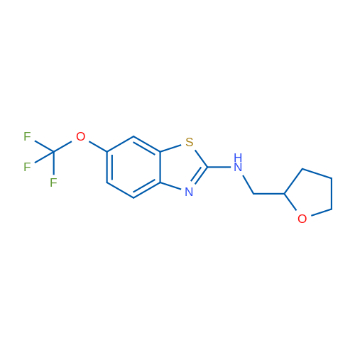 N-((tetrahydrofuran-2-yl)methyl)-6-(trifluoromethoxy)benzo[d]thiazol-2-amine 1g