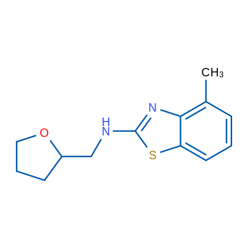 4-methyl-N-((tetrahydrofuran-2-yl)methyl)benzo[d]thiazol-2-amine 10g
