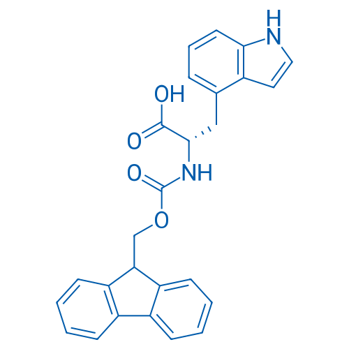 (S)-2-((((9H-Fluoren-9-yl)methoxy)carbonyl)amino)-3-(1H-indol-4-yl)propanoic acid 250mg
