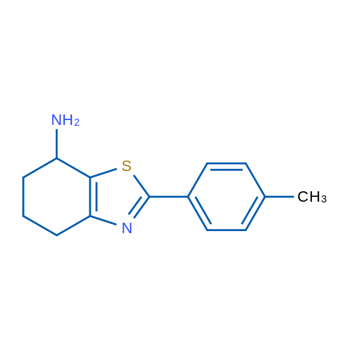 2-(4-Methylphenyl)-4,5,6,7-tetrahydro-1,3-benzothiazol-7-amine 1g