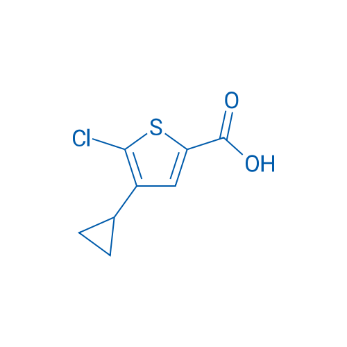 5-Chloro-4-cyclopropylthiophene-2-carboxylic acid 250mg