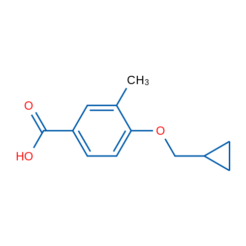4-(Cyclopropylmethoxy)-3-methylbenzoic Acid 1g