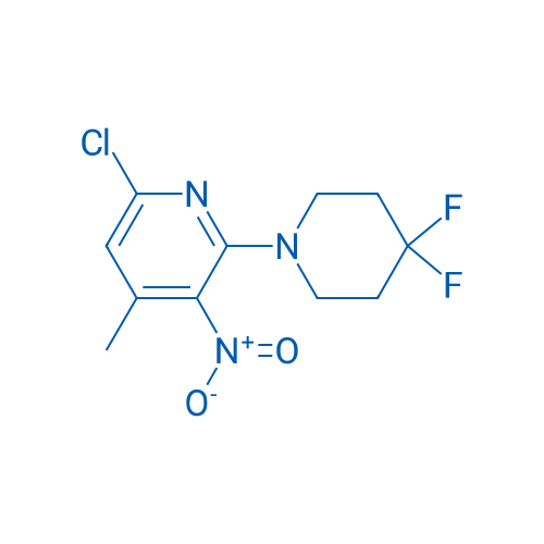 6-Chloro-2-(4,4-difluoropiperidin-1-yl)-4-methyl-3-nitropyridine 1g