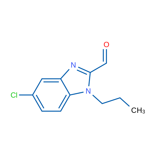 5-Chloro-1-propyl-1H-benzo[d]imidazole-2-carbaldehyde 1g