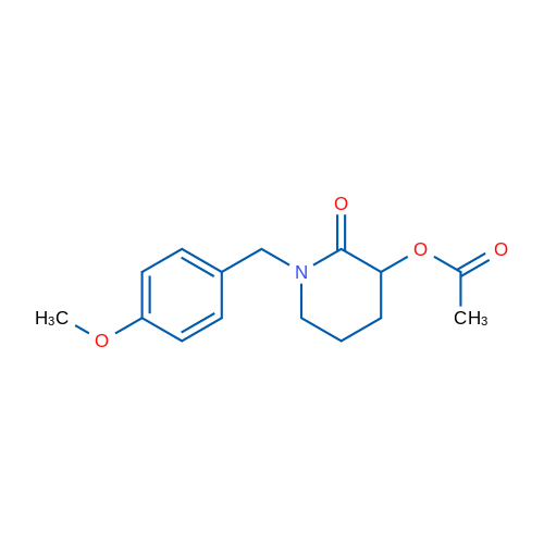 1-(4-Methoxybenzyl)-2-oxopiperidin-3-yl acetate 1g