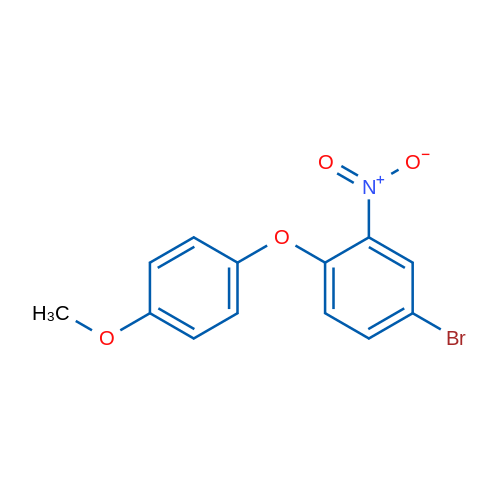 4-Bromo-1-(4-methoxyphenoxy)-2-nitrobenzene 1g