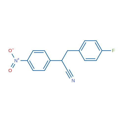 3-(4-Fluorophenyl)-2-(4-nitrophenyl)propanenitrile 1g