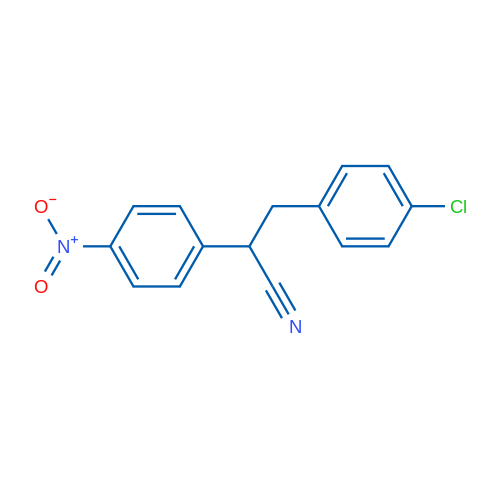 3-(4-Chlorophenyl)-2-(4-nitrophenyl)propanenitrile 1g