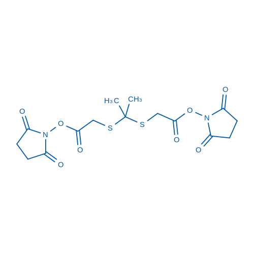 Bis(2,5-dioxopyrrolidin-1-yl) 2,2'-(propane-2,2-diylbis(sulfanediyl))diacetate 1g