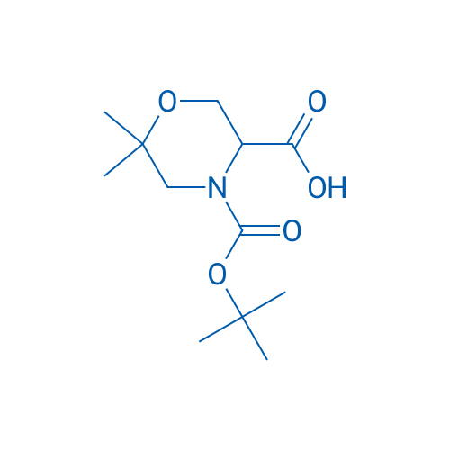 4-(tert-Butoxycarbonyl)-6,6-dimethylmorpholine-3-carboxylic acid 100mg