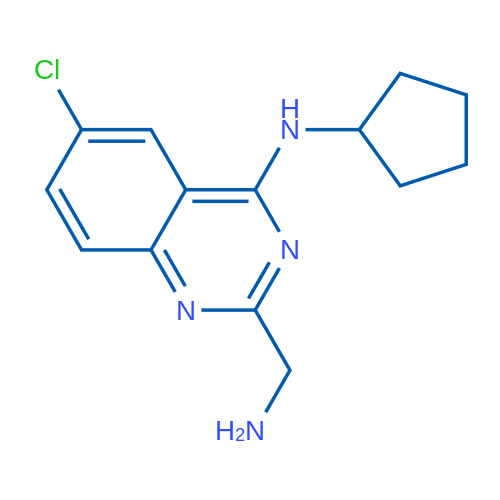 2-(Aminomethyl)-6-chloro-N-cyclopentylquinazolin-4-amine 1g