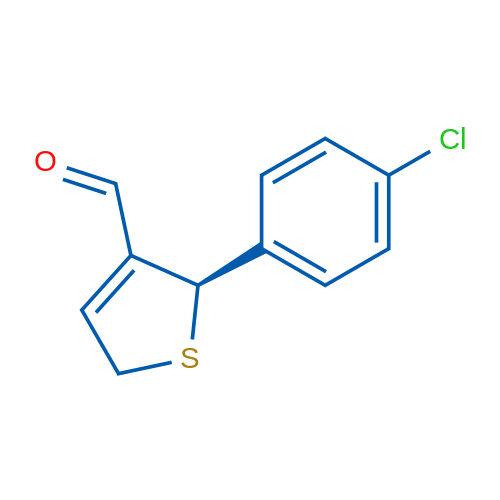 (R)-2-(4-Chlorophenyl)-2,5-dihydrothiophene-3-carbaldehyde 1g