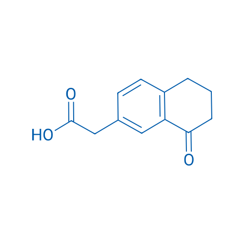 2-(8-Oxo-5,6,7,8-tetrahydronaphthalen-2-yl)acetic acid 100mg