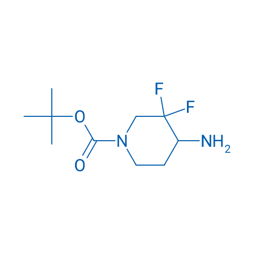 tert-Butyl 4-amino-3,3-difluoropiperidine-1-carboxylate 250mg