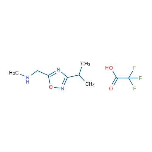 [(3-Isopropyl-1,2,4-oxadiazol-5-yl)methyl]methylamine trifluoroacetate 1g