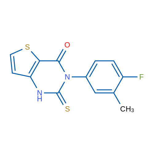 3-(4-Fluoro-3-methylphenyl)-2-sulfanylidene-1H,2H,3H,4H-thieno[3,2-d]pyrimidin-4-one 1g