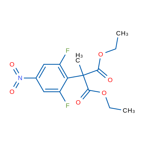 Diethyl 2-(2,6-difluoro-4-nitrophenyl)-2-methylmalonate 1g