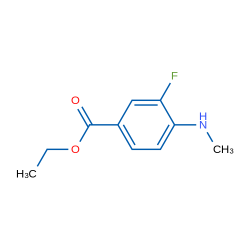Ethyl 3-fluoro-4-(methylamino)benzoate 1g