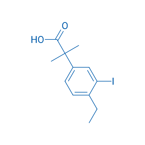 2-(4-Ethyl-3-iodophenyl)-2-methylpropanoic acid 25g